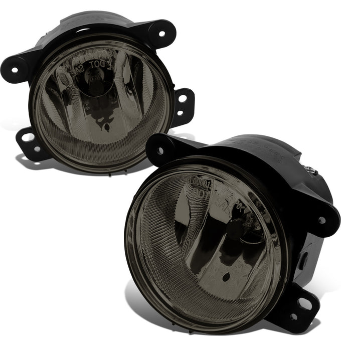 D-Motoring - Fog Lights - Smoked Lens - Plug-n-Play - Pair - Chrysler 300 C SRT8 Touring Limited S / PT Cruiser / Dodge Journey / Magnum / Jeep Wrangler - 1