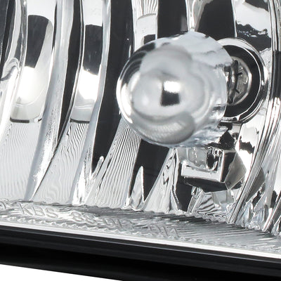 D-Motoring - 02-06 Chevy Avalanche/Silverado Fog Lights - Clear Lens - Plug-n-Play - 3