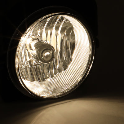 D-Motoring - 03-04 GMC Sierra 1500 2500 3500 & HD Fog Lights - Clear Lens - Plug-n-Play - 2