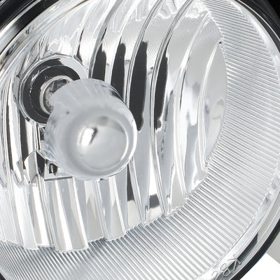 D-Motoring - 03-04 GMC Sierra 1500 2500 3500 & HD Fog Lights - Clear Lens - Plug-n-Play - 3
