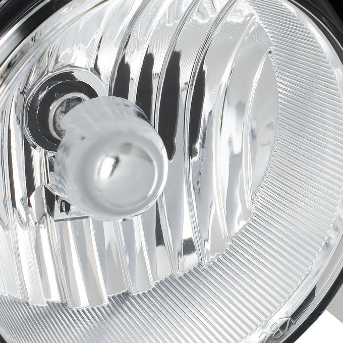 D-Motoring - 03-04 GMC Sierra 1500 2500 3500 & HD Fog Lights - Clear Lens - Plug-n-Play - 3