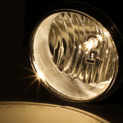 D-Motoring - 05-06 GMC Sierra 1500 2500 3500 & HD & 2007 Classic Models Fog Lights - Clear Lens - Plug-n-Play - 2