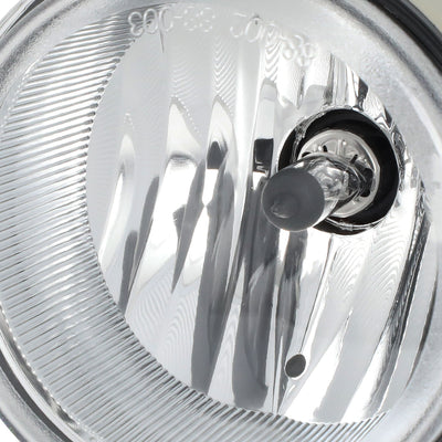 D-Motoring - 05-07 Jeep Liberty Fog Lights - Clear Lens - Plug-n-Play - 3