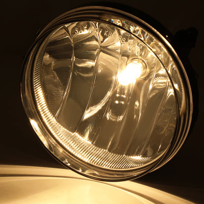 D-Motoring - 07-14 GMC Sierra Truck Fog Lights - Clear Lens - Plug-n-Play - 2