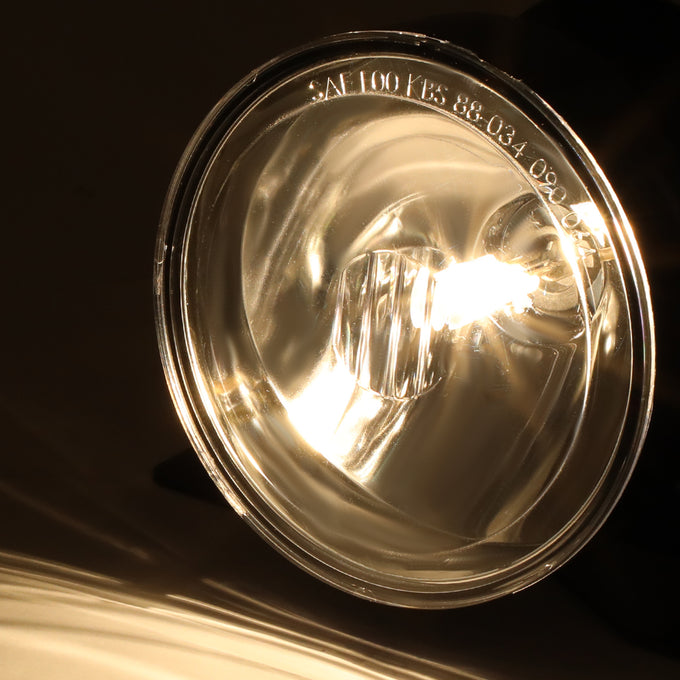 D-Motoring - 92-98 Pontiac Grand Am Fog Lights - Clear Lens - Plug-n-Play - 2