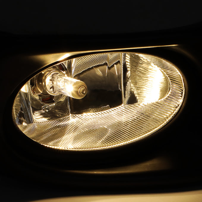 D-Motoring - 03-05 Honda Accord Sedan Fog Lights - Clear Lens - Plug-n-Play - 2