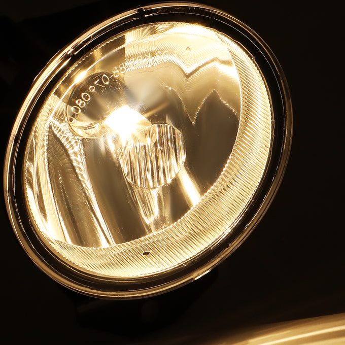 D-Motoring - 01-07 GMC Yukon/Sierra C3 Denali Fog Lights - Clear Lens - Plug-n-Play - 2