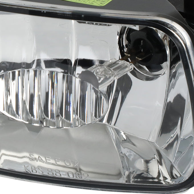 D-Motoring - 02-09 Chevy Trailblazer Fog Lights - Clear Lens - Plug-n-Play - 3