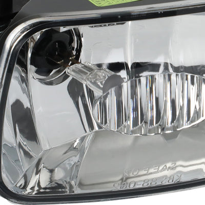 D-Motoring - 02-09 Chevy Trailblazer Fog Lights - Clear Lens - Plug-n-Play - 3