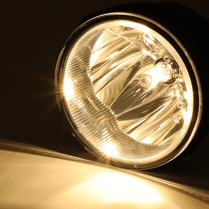 D-Motoring - 2004 Jeep Grand Cherokee Fog Lights - Clear Lens - Plug-n-Play - 2