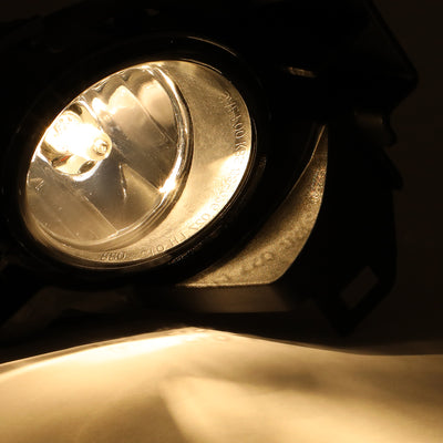 D-Motoring - 10-12 Nissan Altima 4-Dr Sedan Fog Lights - Clear Lens - Plug-n-Play - 2