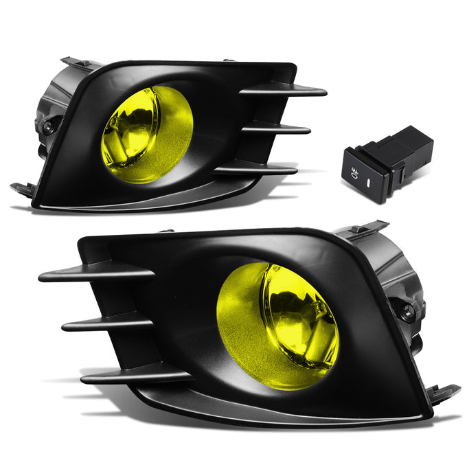 D-Motoring - Fog Lights - W / Switch - Amber Lens - Plug-n-Play - Pair - 11-13 Scion TC - 1