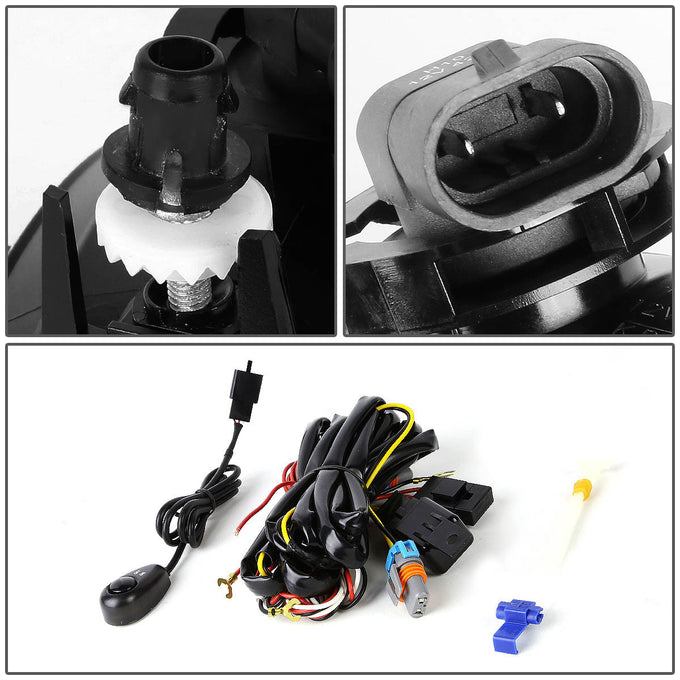 D-Motoring - Fog Lights - W / Switch - Smoked Lens - Plug-n-Play - Pair - Tacoma / Solara / Tundra / Sequoia - 3