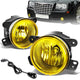 Amber Lens Fog Lights w/ Switch + Wiring Harness <br>05-10 Chrysler 300, 08-09 Dodge Caliber SRT-8