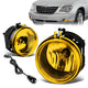 Amber Lens Fog Lights w/ Switch + Wiring Harnesses <br>05-08 Chrysler Pacifica, 08-10 Dodge Avenger