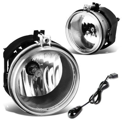 D-Motoring - Fog Lights - W / Switch - Clear Lens - Plug-n-Play - Pair - Dodge Charger / Sebring / Town & Country / Dodge Avenger / Caliber - 1