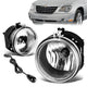 Clear Lens Fog Lights w/ Switch + Wiring Harnesses <br>05-08 Chrysler Pacifica, 08-10 Dodge Avenger