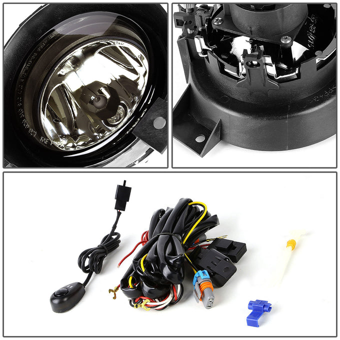 D-Motoring - Fog Lights - W / Switch - Smoked Lens - Plug-n-Play - Pair - 01-03 Ford Ranger - 3