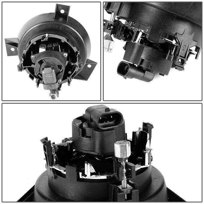 D-Motoring - Fog Lights - W / Switch - Smoked Lens - Plug-n-Play - Pair - 01-03 Ford Ranger - 4