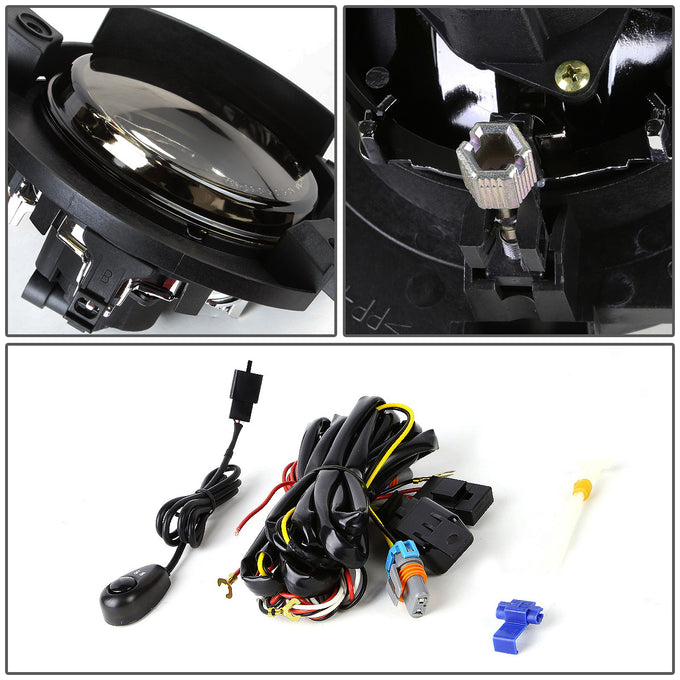 D-Motoring - Fog Lights - W / Switch - Smoked Lens - Plug-n-Play - Pair - 02-05 Ford Explorer - 3