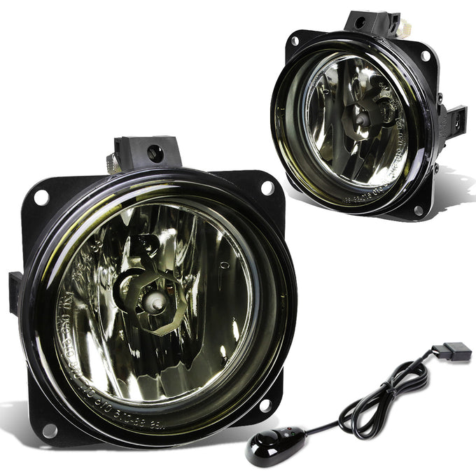D-Motoring - Fog Lights - W / Switch - Smoked Lens - Plug-n-Play - Pair - Ford Escape / Focus SVT / ZX3 / ZX5 / Mustang Mach I SVT / Lincoln LS - 1