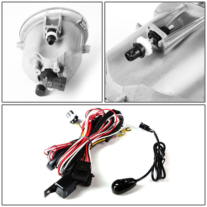 D-Motoring - Fog Lights - W / Switch - Clear Lens - Plug-n-Play - Pair - Toyota Tundra / Sequioa - 4