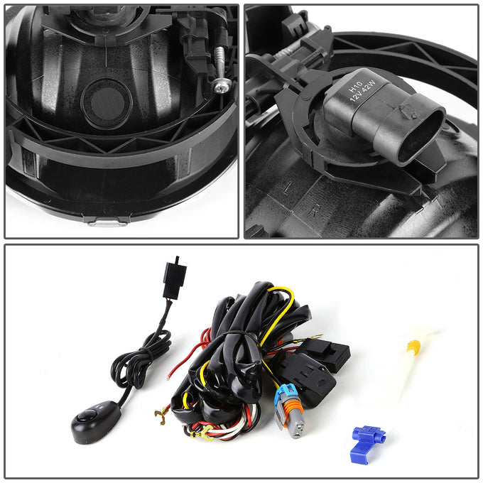 D-Motoring - Fog Lights - W / Switch - Clear Lens - Plug-n-Play - Pair - 05-09 Ford Mustang Pony / GT - 3
