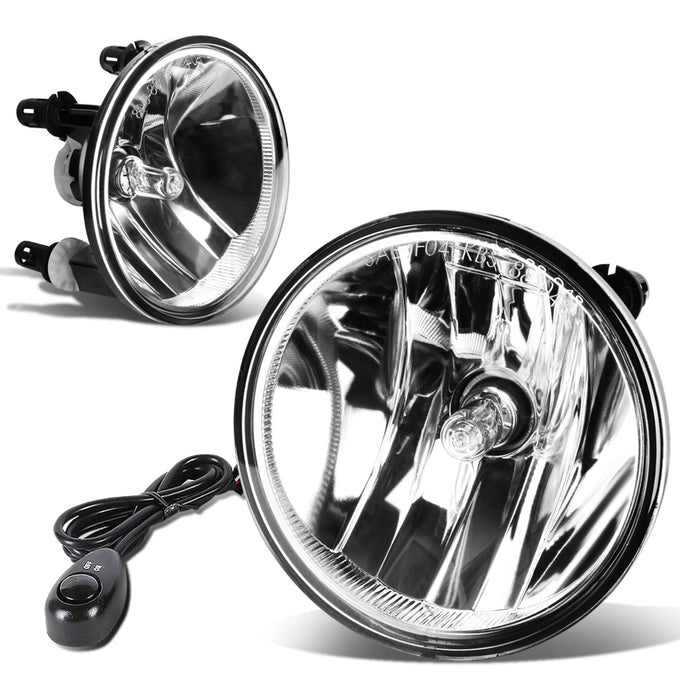 D-Motoring - Fog Lights - W / Switch - Clear Lens - Plug-n-Play - Pair - Ford Mustang Shelby / Bullitt / Escape / Explorer Sport Trac - 1