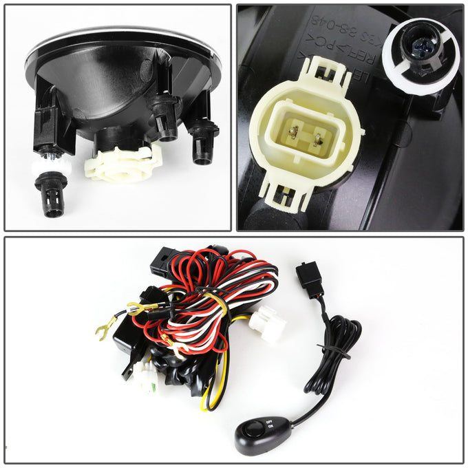 D-Motoring - Fog Lights - W / Switch - Clear Lens - Plug-n-Play - Pair - Ford Mustang Shelby / Bullitt / Escape / Explorer Sport Trac - 4