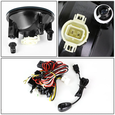 D-Motoring - Fog Lights - W / Switch - Smoked Lens - Plug-n-Play - Pair - Ford Mustang Shelby / Bullitt / Escape / Explorer Sport Trac - 4
