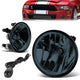 Smoked Lens Fog Lights w/ Switch + Wiring Harness <br>07-14 Ford Mustang Shelby / Bullitt, 07-10 Escape