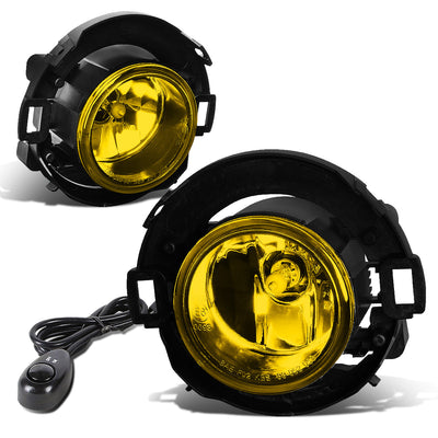 D-Motoring - Fog Lights - W / Switch - Amber Lens - Plug-n-Play - Pair - Nissan Frontier / Xterra - 1