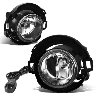 D-Motoring - Fog Lights - W / Switch - Clear Lens - Plug-n-Play - Pair - Nissan Frontier / Xterra - 1