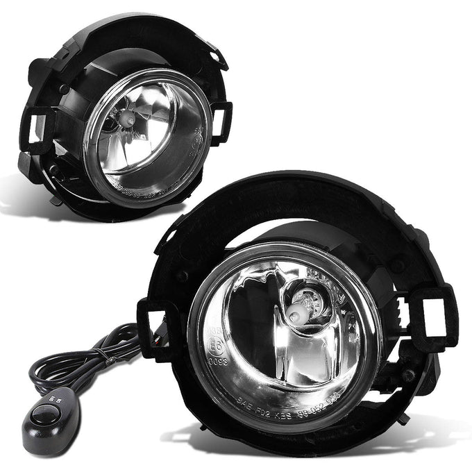 D-Motoring - Fog Lights - W / Switch - Clear Lens - Plug-n-Play - Pair - Nissan Frontier / Xterra - 1