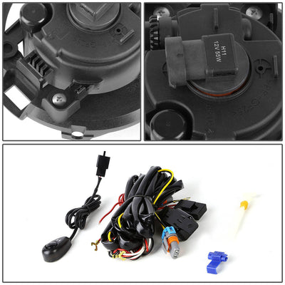 D-Motoring - Fog Lights - W / Switch - Clear Lens - Plug-n-Play - Pair - Nissan Frontier / Xterra - 3