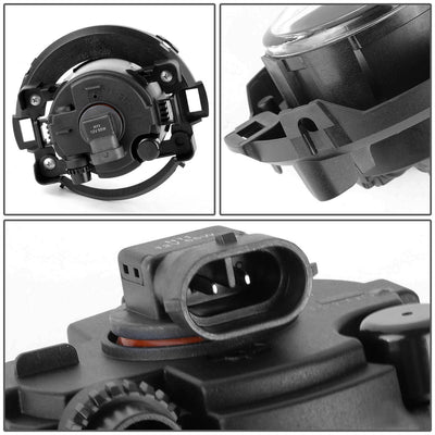 D-Motoring - Fog Lights - W / Switch - Clear Lens - Plug-n-Play - Pair - Nissan Frontier / Xterra - 4