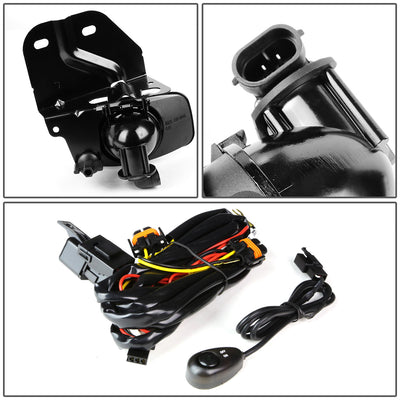 D-Motoring - Fog Lights - W / Switch - Smoked Lens - Plug-n-Play - Pair - Cadillac Escalade / GMC Yukon Denali - 4