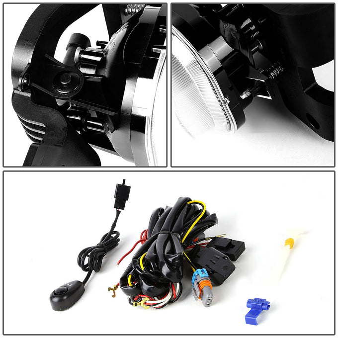 D-Motoring - Fog Lights - W / Switch - Clear Lens - Plug-n-Play - Pair - Ford F-250 SD / F-350 SD / F-450 SD / F-550 - 3