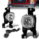 Clear Lens Fog Lights w/ Switch + Wiring Harness <br>08-10 Ford F-250 - F-550 Super Duty