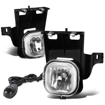 D-Motoring - Fog Lights - W / Switch - Clear Lens - Plug-n-Play - Pair - 06-07 Ford Ranger - 1