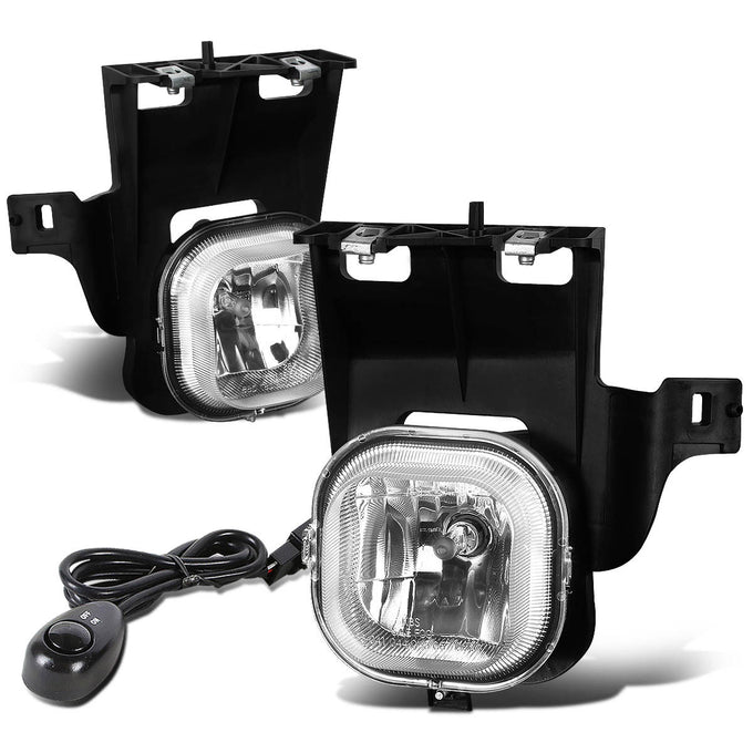 D-Motoring - Fog Lights - W / Switch - Clear Lens - Plug-n-Play - Pair - 06-07 Ford Ranger - 1