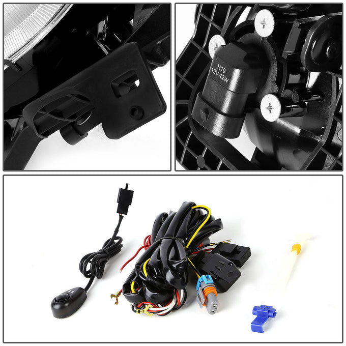 D-Motoring - Fog Lights - W / Switch - Clear Lens - Plug-n-Play - Pair - 06-07 Ford Ranger - 3