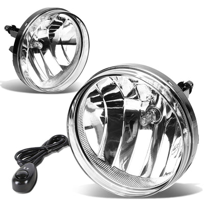 D-Motoring - Fog Lights - W / Switch - Clear Lens - Plug-n-Play - Pair - GMC Sierra 1500 / 2500HD / 3500HD - 1