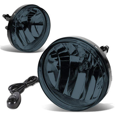 D-Motoring - Fog Lights - W / Switch - Smoked Lens - Plug-n-Play - Pair - GMC Sierra 1500 / 2500HD / 3500HD - 1
