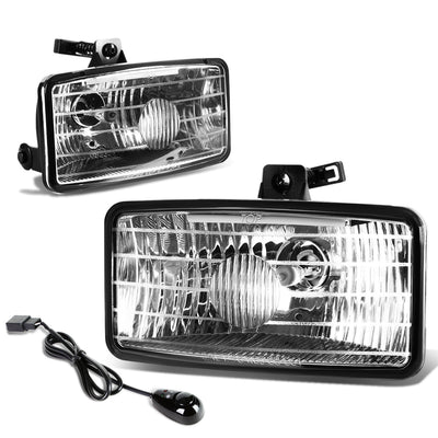 D-Motoring - Fog Lights - W / Switch - Clear Lens - Plug-n-Play - Pair - 00-03 Chevy S10 Xtreme - 1