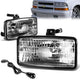 Clear Lens Fog Lights w/ Switch + Wiring Harness <br>00-03 Chevy S10 Xtreme