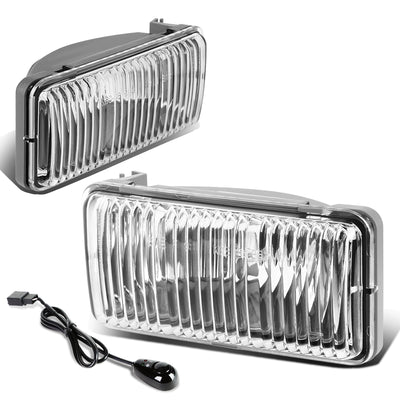 Clear Lens Fog Lights w/ Switch + Wiring Harness <br>98-04 Chevy S10 Pickup Blazer