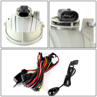 D-Motoring - Fog Lights - W / Switch - Smoked Lens - Plug-n-Play - Pair - Ford F-150 / Lincoln Mark LT - 4