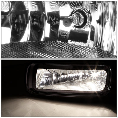 D-Motoring - Fog Lights - W / Switch - Clear Lens - Plug-n-Play - Pair - Ford F-150 / Lincoln Mark LT - 2