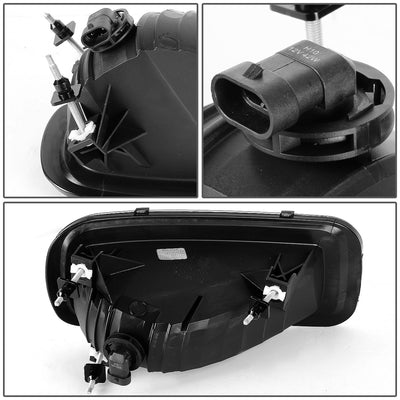 D-Motoring - Fog Lights - W / Switch - Clear Lens - Plug-n-Play - Pair - Ford F-150 / Lincoln Mark LT - 4